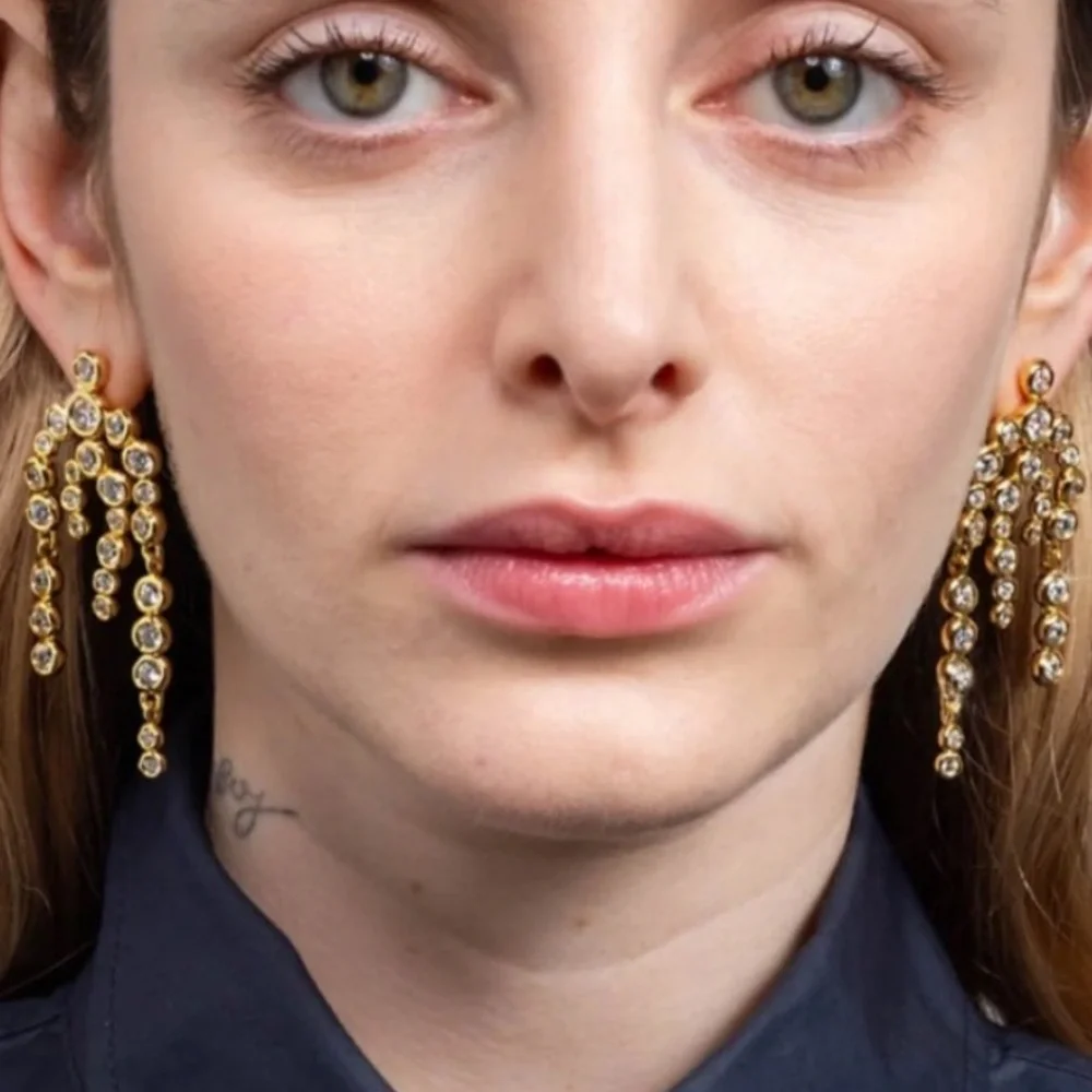 ALEXIS BITTAR • Asterales Gold Chandelier Earring